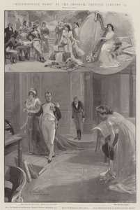 Mademoiselle Mars, in het Imperial Theatre, 25 januari door G.S. Amato